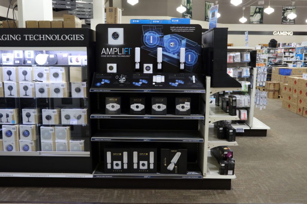 Amplifi micro center store custom retail displays