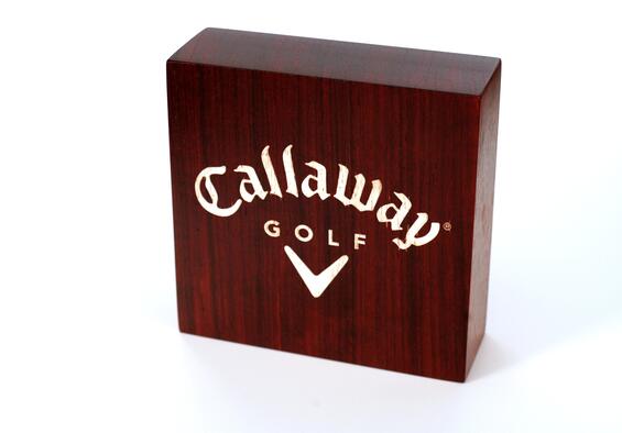 Callaway Golf Wood Logo Block