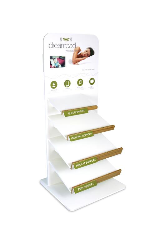 Dream Pad point of purchase design