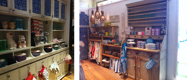 french kitchen setting in Anthropologie