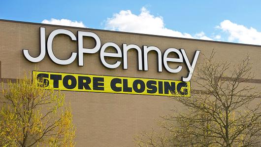 JC Penney Closing point of purchase displays