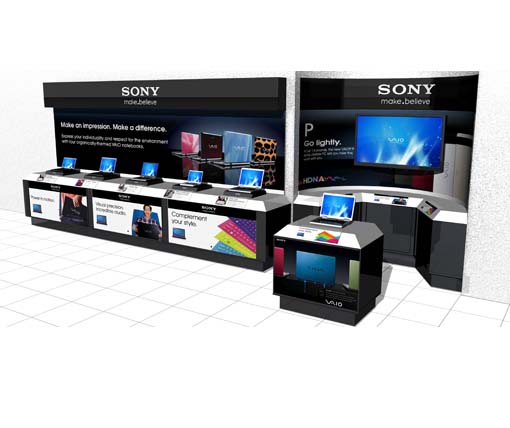 Sony in line store display - New York