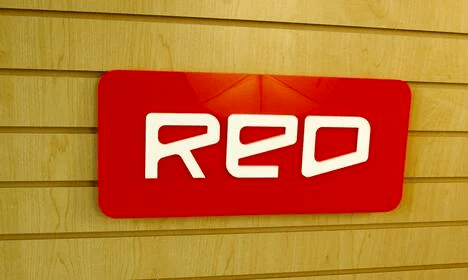 red POP display