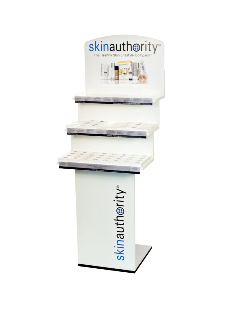 skinAuthority retail POP displays